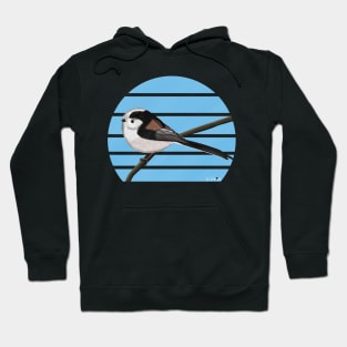 jz.birds Long Tailed Tit Bird Design Hoodie